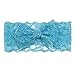 Vovotrade Fashion Lace Big Bow Hair Band; Baby Head Band Accessories (7PCS)