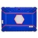 Transwon 7 Inch Tablet Case, Fits iRULU X37, TOPELOTEK 7, Tagital 7 T7K, Dragon Touch Y88X Plus, Yuntab Y88 Q88H, Chromo Inc 7, Alldaymall A88X, VURU A33, Neutab N7 Pro 7, Ainol Q88 - Navy Blue