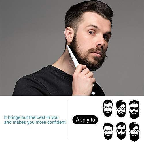 POKARI™ Beard and Hair Straightening Brush Electric Comb for Men with Side Hair Detangling, Curly Hair Straightening for Beard Style, Hair Style, Women Short Hair Straightening(Random Color)