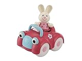 Early Learning Centre Toybox Rosie Rabbit and Motor Car Baby Toy - Auditory and Tactile Interaction For Children -Engages and Employs Creativity - For On-The-Go or At-Home Play - Ages 12 Months and Up