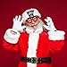 Aneco 12 Styles Christmas Glasses Frame Glitter Christmas Party Glasses Christmas Costume Creative Eyewear for Christmas Party Supplies