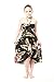 Girl Hawaiian Halter Dress in Palm Green Leaf