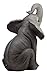 Ebros Ruby The Elephant Sitting Pretty with Trunk Up Large Statue 17