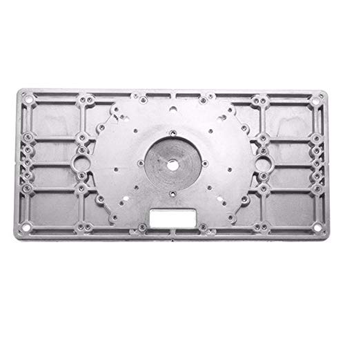 Router Table Insert Plate, Aluminum Router Table Insert Plate Woodworking Tool 235mm x 120mm x 8mm
