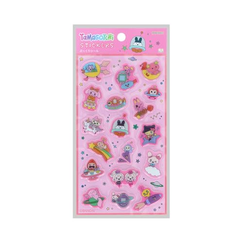 サンスター文具(Sun-Star Stationery) たまごっち グッズ シール ぷっくり ピンク S8819971