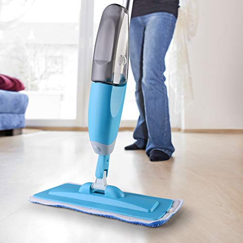 Mop Replacement Pads - Samshow Mop Microfiber Cleaning Pads for Most of Mops Washable 16.5 x 5.5 Inch, 3 Pieces
