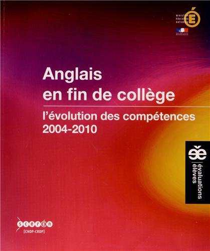 Anglais en fin de collège