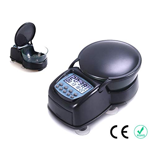 Bartonisen Automatic Fish Feeder Aquarium Fish Feeder Programmable Food