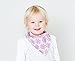 Baby Bandana Bibs For Girls – 8 Pack Baby Drool Bib Gift Set, Organic Cotton, 3 Snaps To Fit All Neck Sizes, Soft, Extra Absorbent, Easy To Clean, Perfect Baby Shower Gift Set
