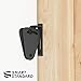 SMARTSTANDARD Barn Door Small Size Latch Lock Privacy Lock for Sliding Door Work for Pocket Doors Garage and Shed Wood Gates
