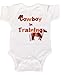 Mumsy Goose Baby Boys' Bodysuit Cowboy 6M White