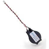 LeFix 2 Pins 2 Wires BIOS CMOS Battery for DELL(D830 E6530 N4050 E7270 .) HP(CQ41 8440p G4.) ASUS(S56 X611.) Samsung(R467 R458) Backup Reserve Button Cell Batteries (Regular Polarity)