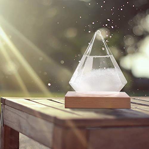 DELIBEST Storm Glass Weather Predictor, Creative Stylish Weather