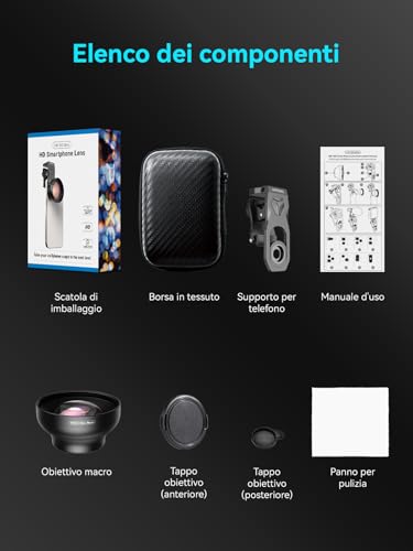 Apexel Macro Lens for Smartphone,100mm Macro Lens for iPhone,Samsung Galaxy,Huawei and Most Smartphones