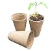 Jiffy 3" Round Deep Peat Pots - OMRI LIsted Organic - 100ct