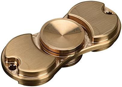 Copper Fidget Spinner,Szeshine EDC Hand Spinner Durable Copper Made More Than 3 Minutes Spinns Average,Gold