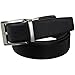 Calvin Klein Mens Smooth Leather Reversible Belt (Black/Brown)