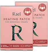 Rael Natural Herbal Heating Patches - Cramp Care, Heat Therapy, Ultra-Thin Design, On The Go Size...