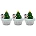 Christmas Party Favor Snowman Cupcake Rings - 24 pc