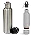 Stainless Steel Bottle Insulator with Opener by Buzzed Designs (Steel)