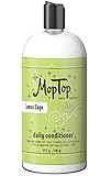 32oz MopTop Salon Daily Conditioner for Dry, Thick, Wavy, Curly & Kinky-Coily, Color Treated & Natural Hair, made w/Aloe & Honey reduce Frizz, increase Moisture, Manageability for Smooth, Silky Hair