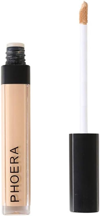 Transer PHOERA Makeup Face Concealer Liquid Moisturizer Dark Circles Conceal HD High Definition Foundation (C)