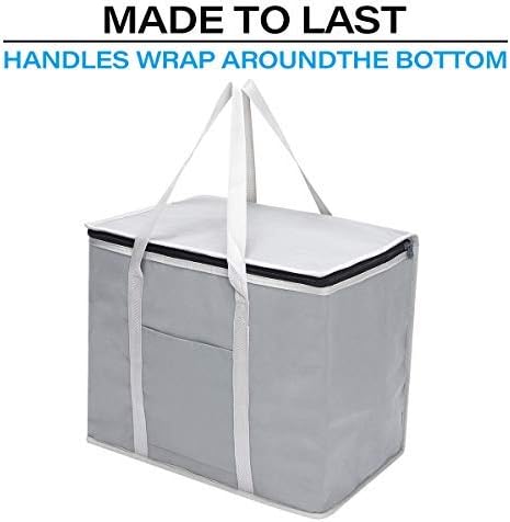 Soft Cool Bag, Cooler Bag Box, 30L Thermal Food Delivery Bag, Large Cool Box, Insulated Picnic Lunch Bag - Image 5