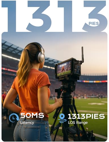 PWAY Transmisor y Receptor HDMI Inalámbrico, Soporta Recepción Inalámbrica 2.4/5G, 400M/1313 Pies, 1080P Full HD, para Transmisión de Video/PC/TV Box/BLU-Ray a HDTV/Proyector/Tableta/Móviles