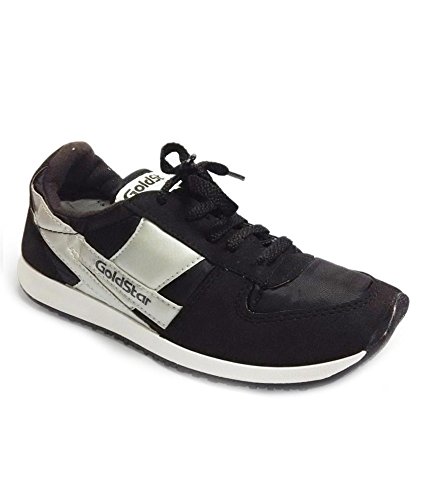 goldstar unisex black synthetic sport shoes