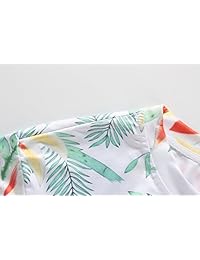 SSLR de los hombres impreso cuello redondo Casual de manga corta ALOHA playera hawaiana