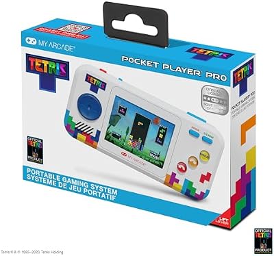 DGUNL-7028 Tetris Pocket Player Pro Sistema Portátil de Jogos Portátil