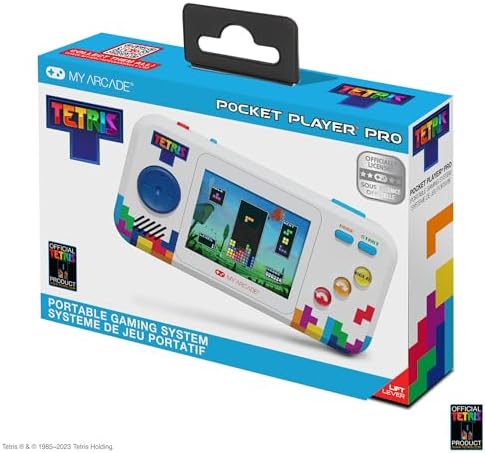DGUNL-7028 Tetris Pocket Player Pro Sistema Portátil de Jogos Portátil