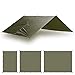 Aqua Quest Guide Tarp - 100% Waterproof Ultralight Ripstop SIL Nylon Backpacking Rain Fly - 13x10 Brown