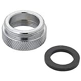 BrassCraft Mfg BrassCraft SF0006X Aerator Adaptor for Kohler and Price Pfister Faucets with 3/4-Inch-27 Female X 55/64-Inch-27 Male Thread