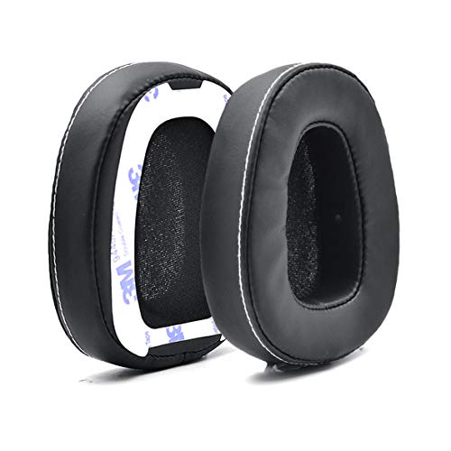 Defean 1 Pairs Black Ear Pads Cushion with Tape for Skullcandy Crusher Over Ear Wired Built-in Amplifier and Mic Headphone - Thumbnail 7