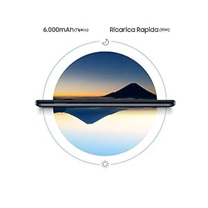 Samsung Galaxy M21, Smartphone, Display 6.4" Super AMOLED, 3 Fotocamere Posteriori, 64GB Espandibili, RAM 4 GB, Batteria 6000 mAh, 4G, Dual Sim, Android 10, 188 g, [Versione Italiana], Blue - immagine 6