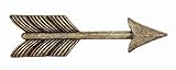 Creative Co-op Pewter Arrow Multi-use Handle, 4.5x2.5-Inches, Set of 1