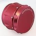 Chromium Crusher Drum 2.5 Inch 4 Piece Tobacco Spice Herb Grinder -Passion Pink