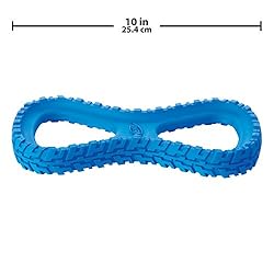 Nerf Dog Rubber Tug Dog Toy with Interactive Tire