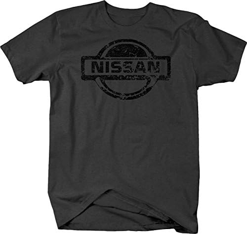 Distressed - Nissan Bar Circle Hamburger Logo Tshirt