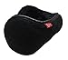 Mraw Unisex Woolen Yarn Plaid Foldable/Adjustable Wrap around Earmuffs (Black)