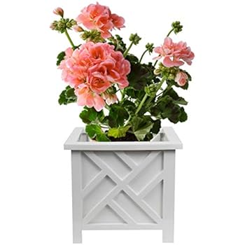 Miles Kimball 329156 Chippendale Planter Box, Plant Holder for Patio and Lawn, 14 ¾