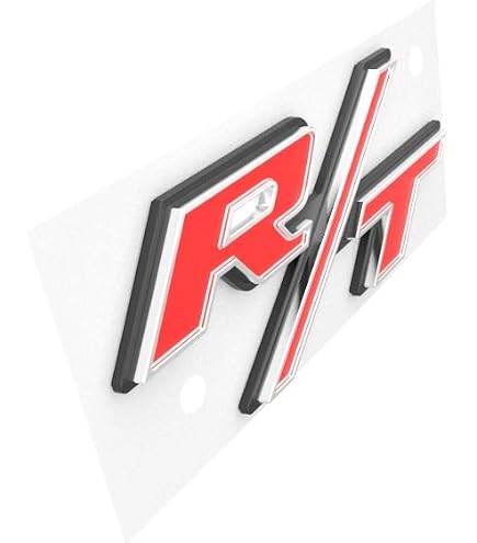 Emblema De Capó Rojo Y Negro R/T Para Dodge Challenger 2015-2023 – Original Mopar 68184706AB