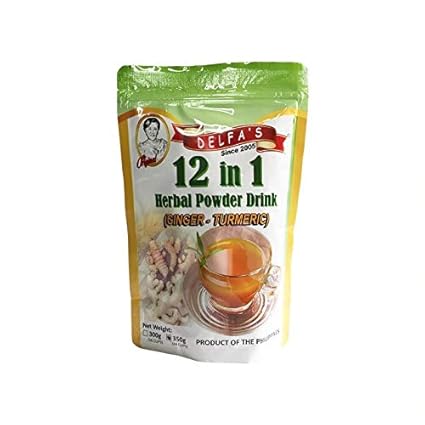 Amazon Com Delfa S Food Products Inc 12 In 1 Turmeric Ginger Herbal Powder Drink Best From The Philippines Easily Dissolves In Water All Natural Refreshing Caffeine Free Drink 350g Pack Amazon Com Delfa S Food Products Inc 12 In 1 Turmeric Ginger Herbal Powder Drink Best From The Philippines Easily Dissolves In Water All Natural Refreshing Caffeine Free Drink 350g Pack