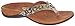 Vionic Womens Floriana Toe Post Natural Snake Thong Sandal - 9 M