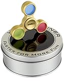 Fidget Spinner edc Pro Q6 | Superior R188 High Speed Bearings | Smooth 5+ Minute Spin Times | Durable Concaved Buttons | ADHD & Stress Relief Toy