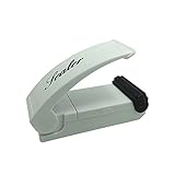 Snack Bag Sealer, Xjoyous new Version Plastic Bag Heat Sealer For Snack Food Saver and Creates Airtight Vacuum (White)