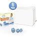 6 Pack Dry Erase Lap Board 9"X12" | Interactive Learning Whiteboard Educational (Single Sided) Erasers Included primary