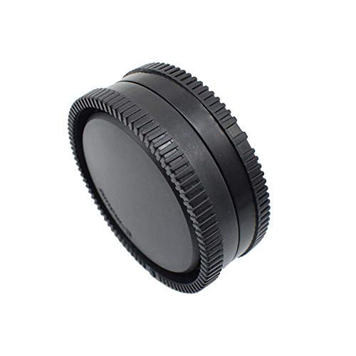 Front Body Cap + Rear Lens Cap Cover for Sony Alpha E Mount A6600 A6500 A6400 A6300 A6100 A6000 A5100 A5000/A7R IV/A7R II/A7R III/A7R/A7 III/A7 II/A7/A9/A9 II/NEX-6 NEX-7 More Sony Camera & Lens - Thumbnail 3