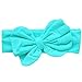 FEESHOW 8 Pack 5.5 Inch Baby Girl Big Bow Headband Hair Bow Band Turban Headwrap (8 Pack Big Bow Band)